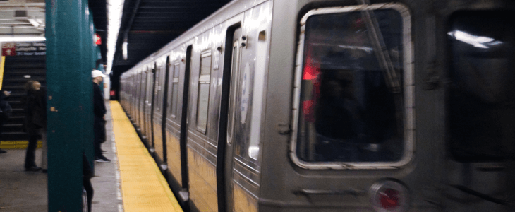 Subway car in NYC